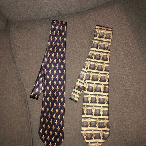 BUNDLE of 2 Christian Dior Ties - Picture 3 of 9